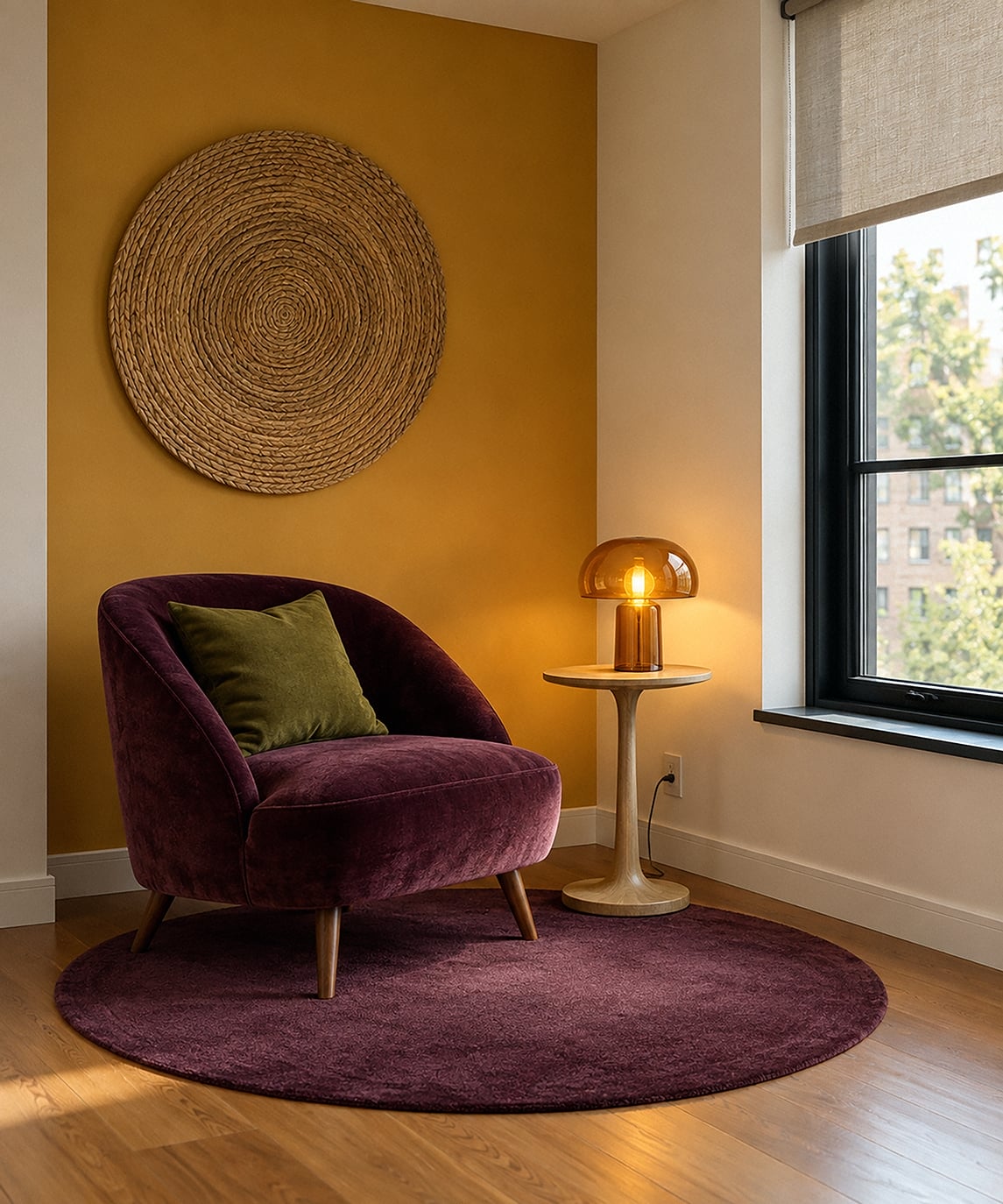 apartment reading nook