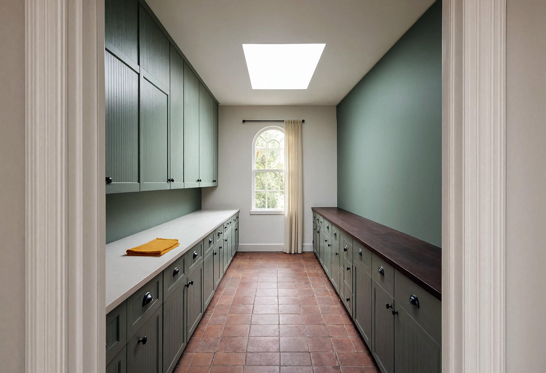 blue green galley