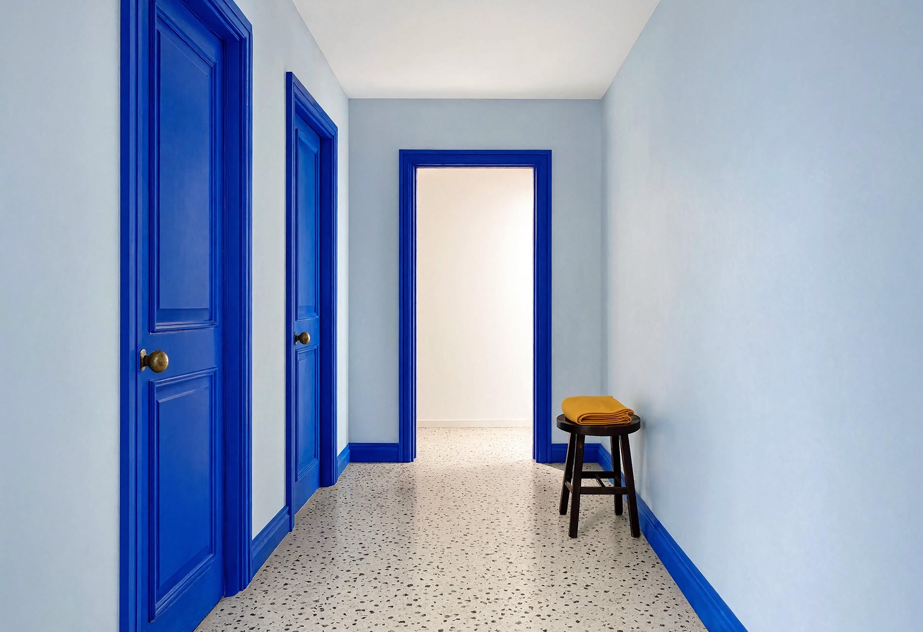 blue trim passage