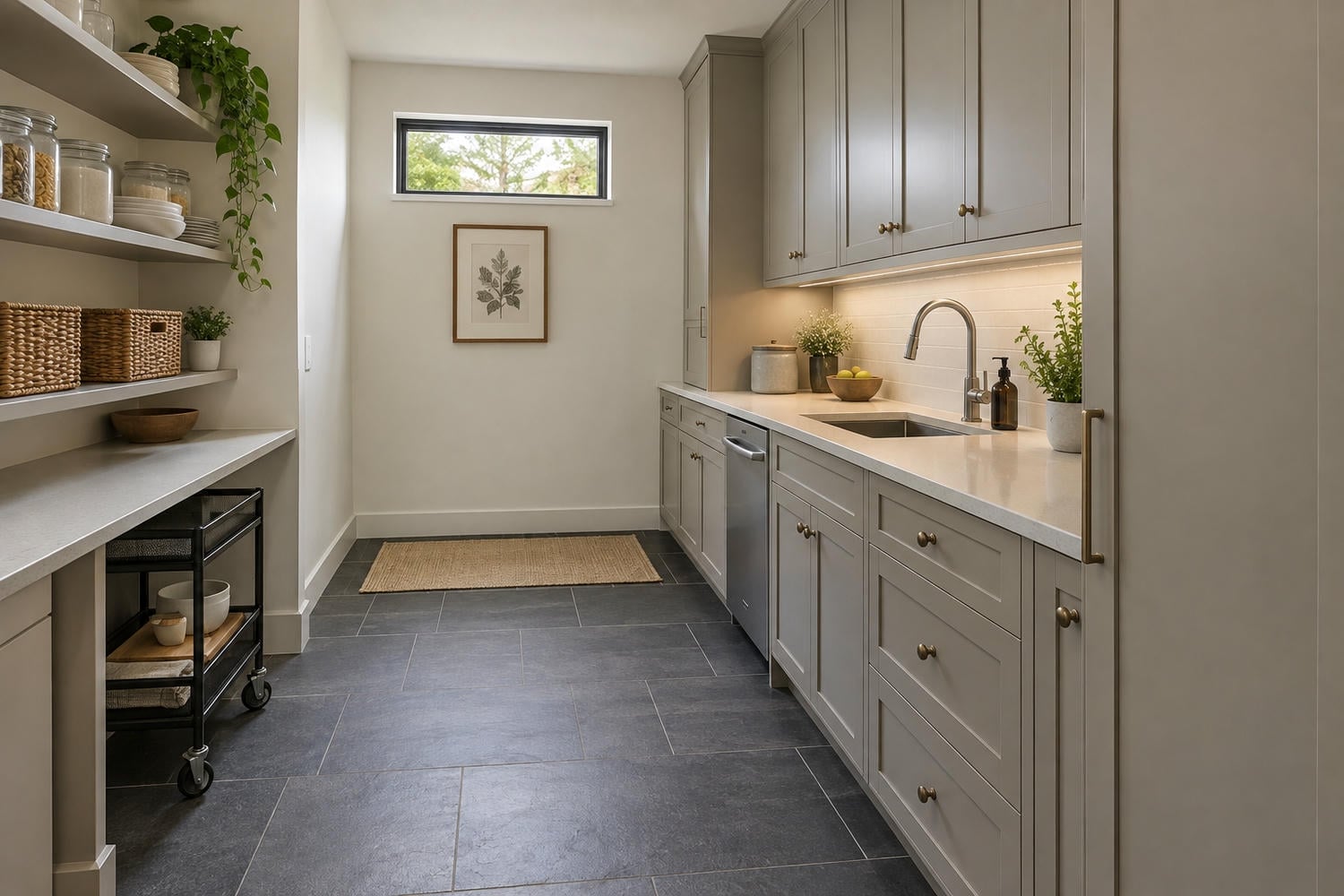 converted utility scullery