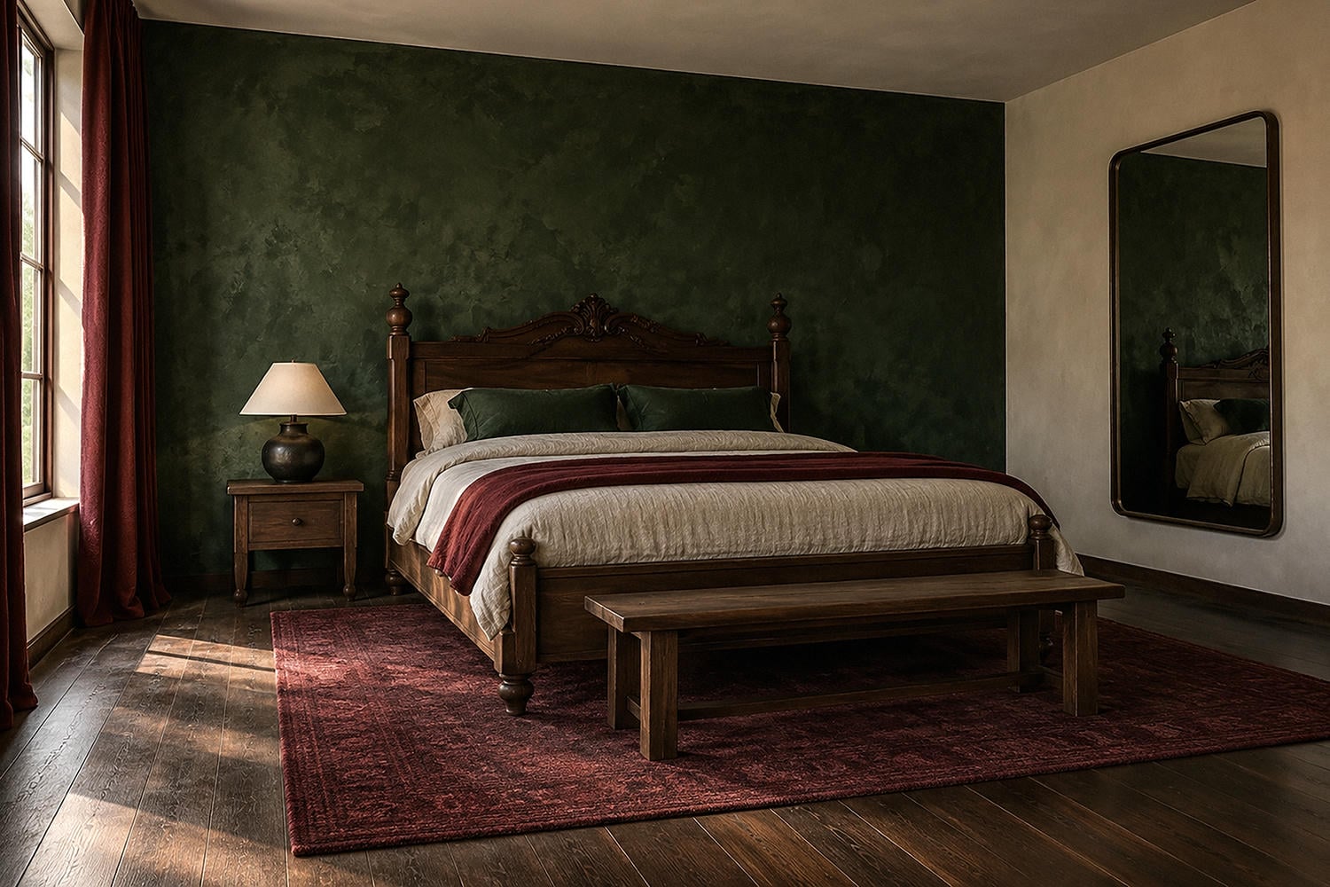 deep forest bedroom