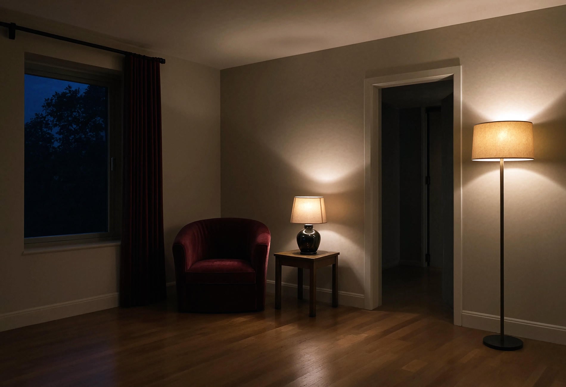evening lamp test