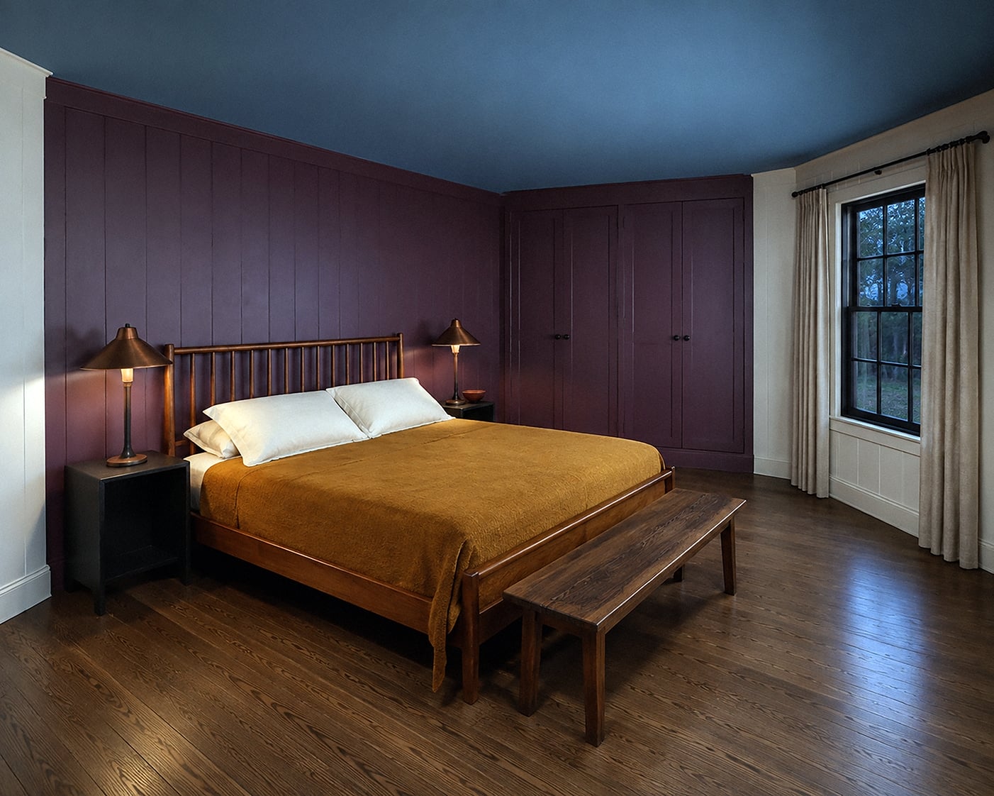layered cluttercore bedroom