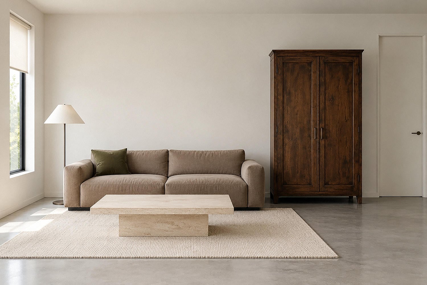 minimal heirloom room