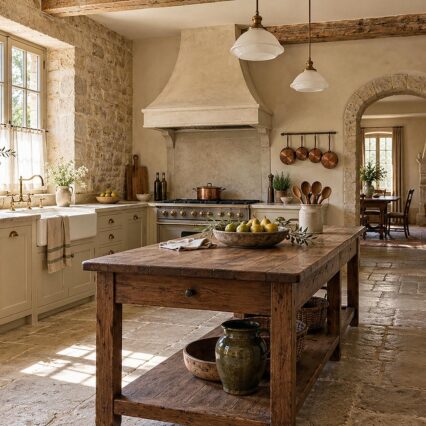 plaster hood kitchen