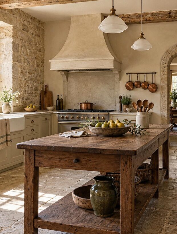 plaster hood kitchen
