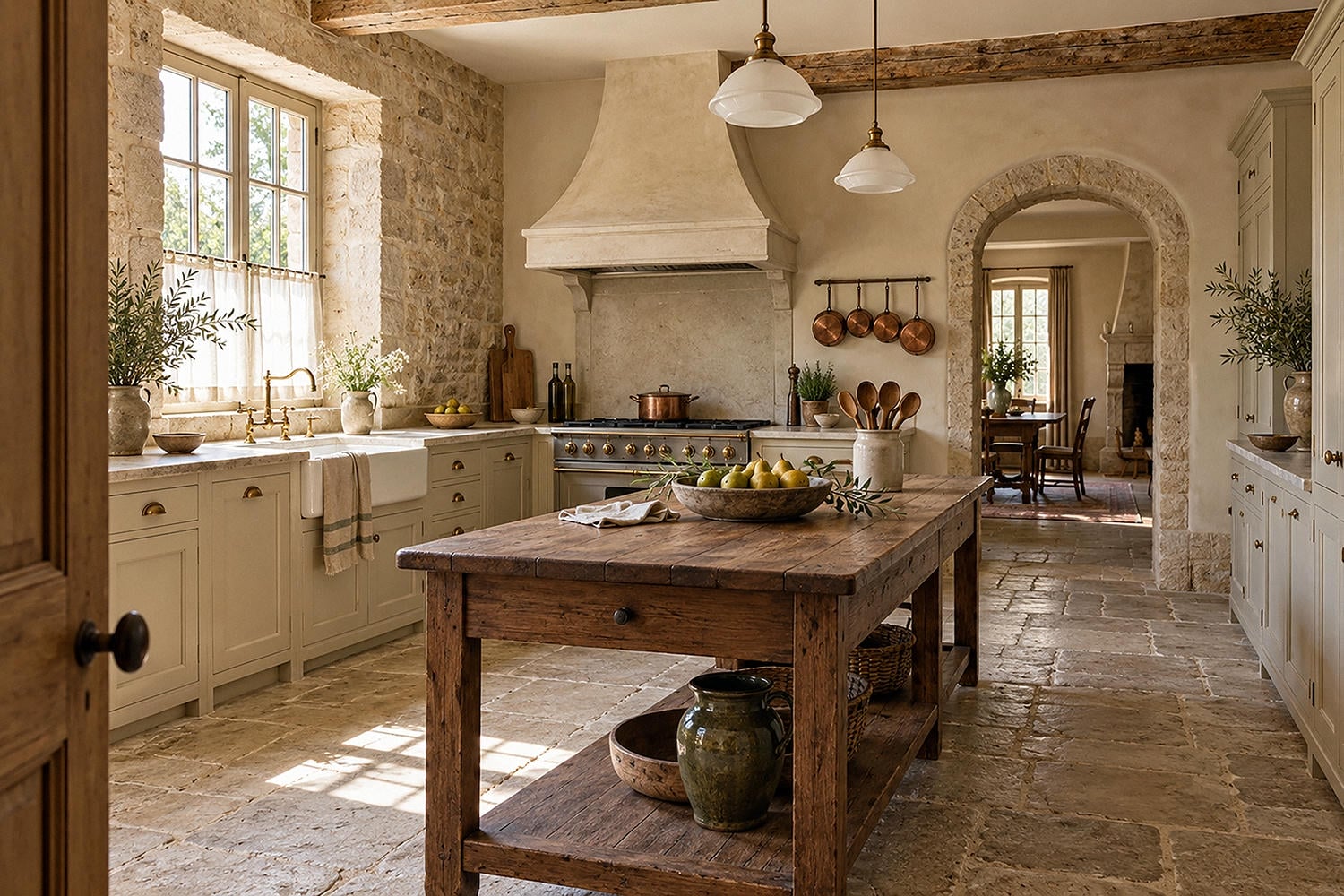 plaster hood kitchen