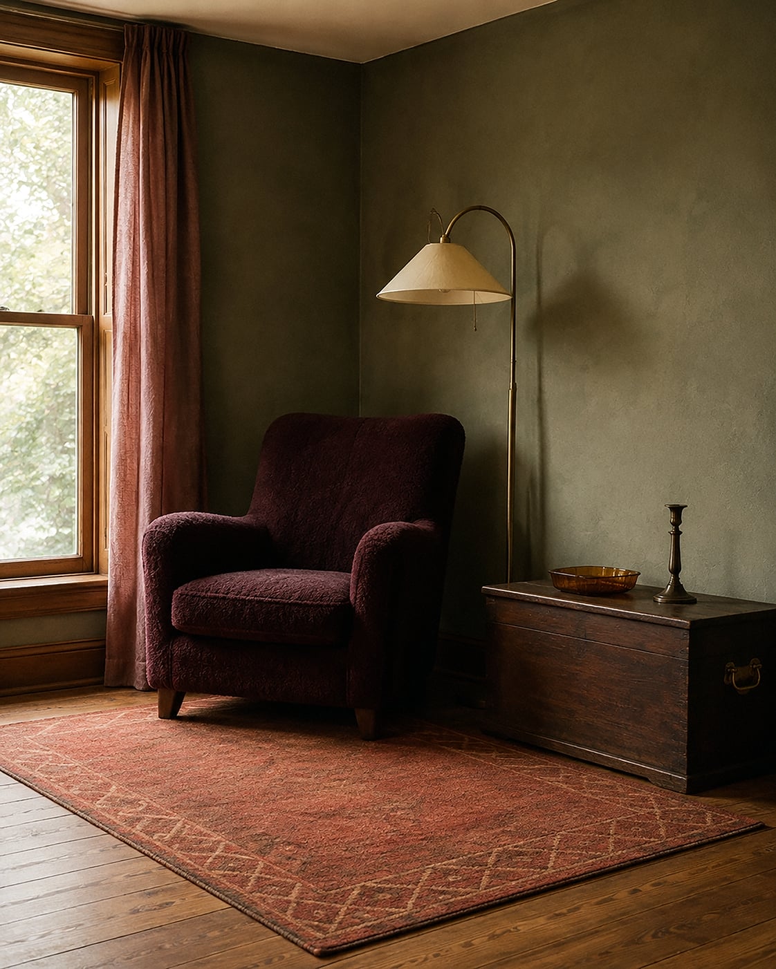 plum thrifted corner