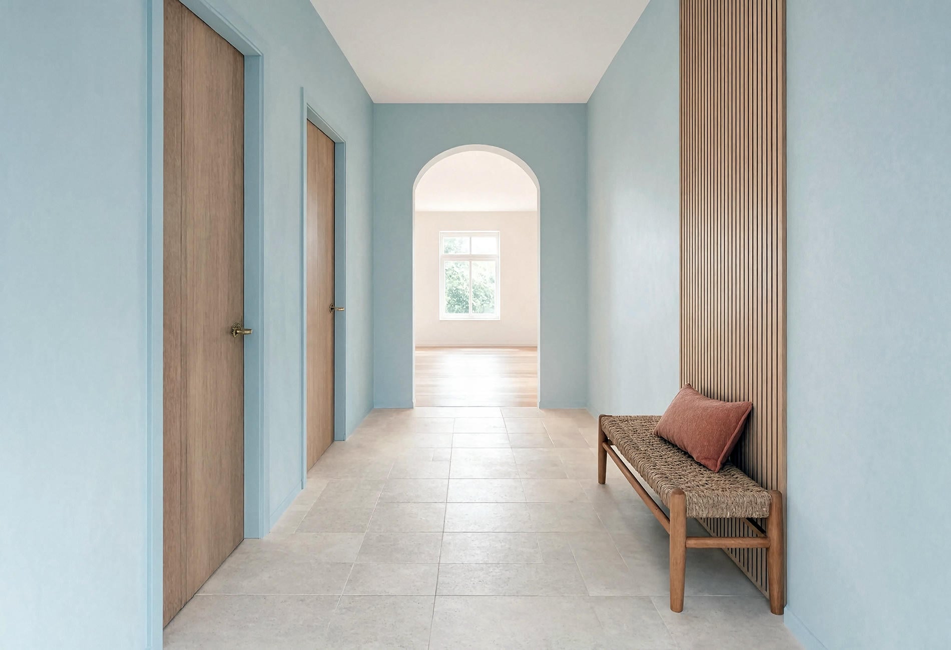 powder blue hall