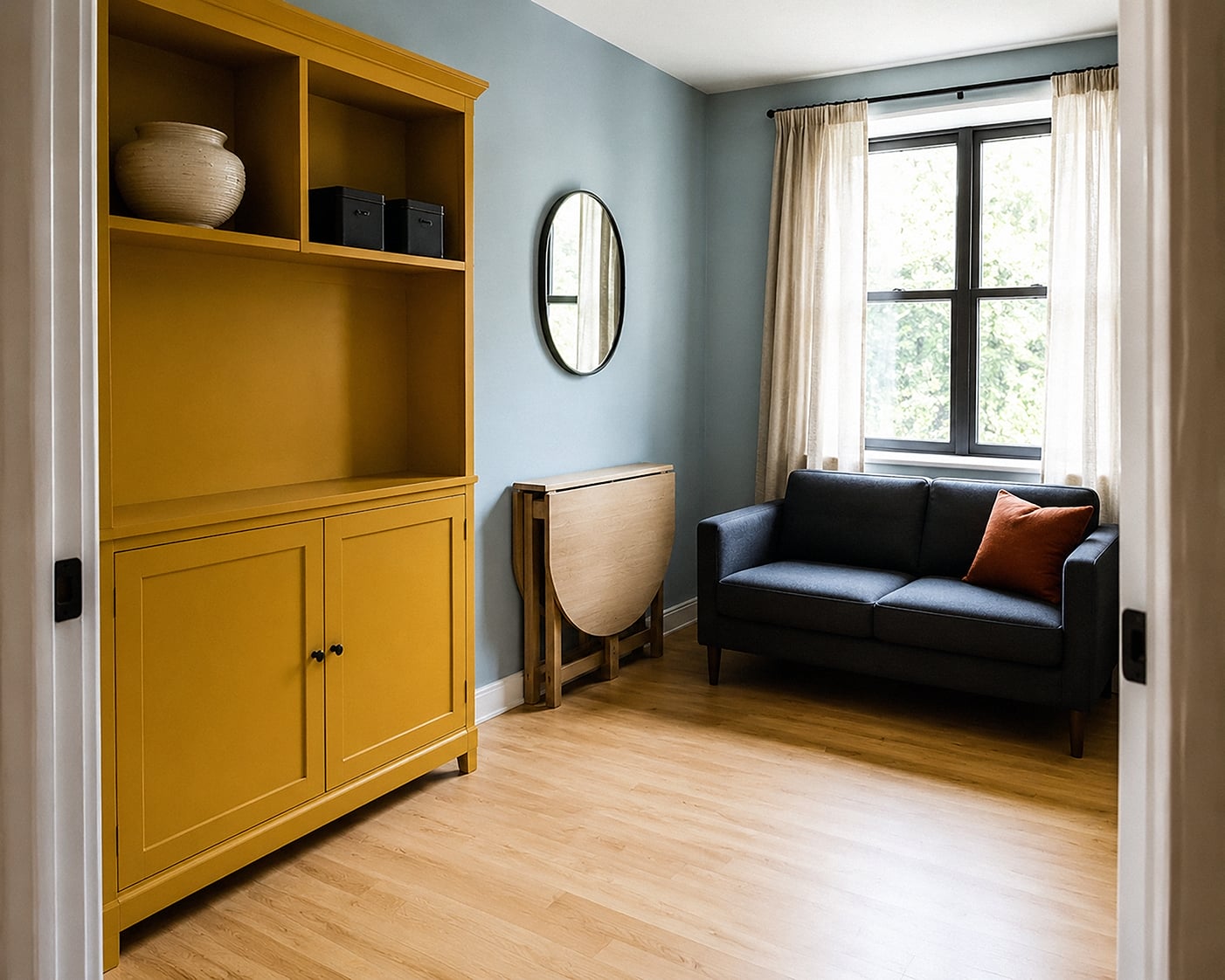saffron small apartment