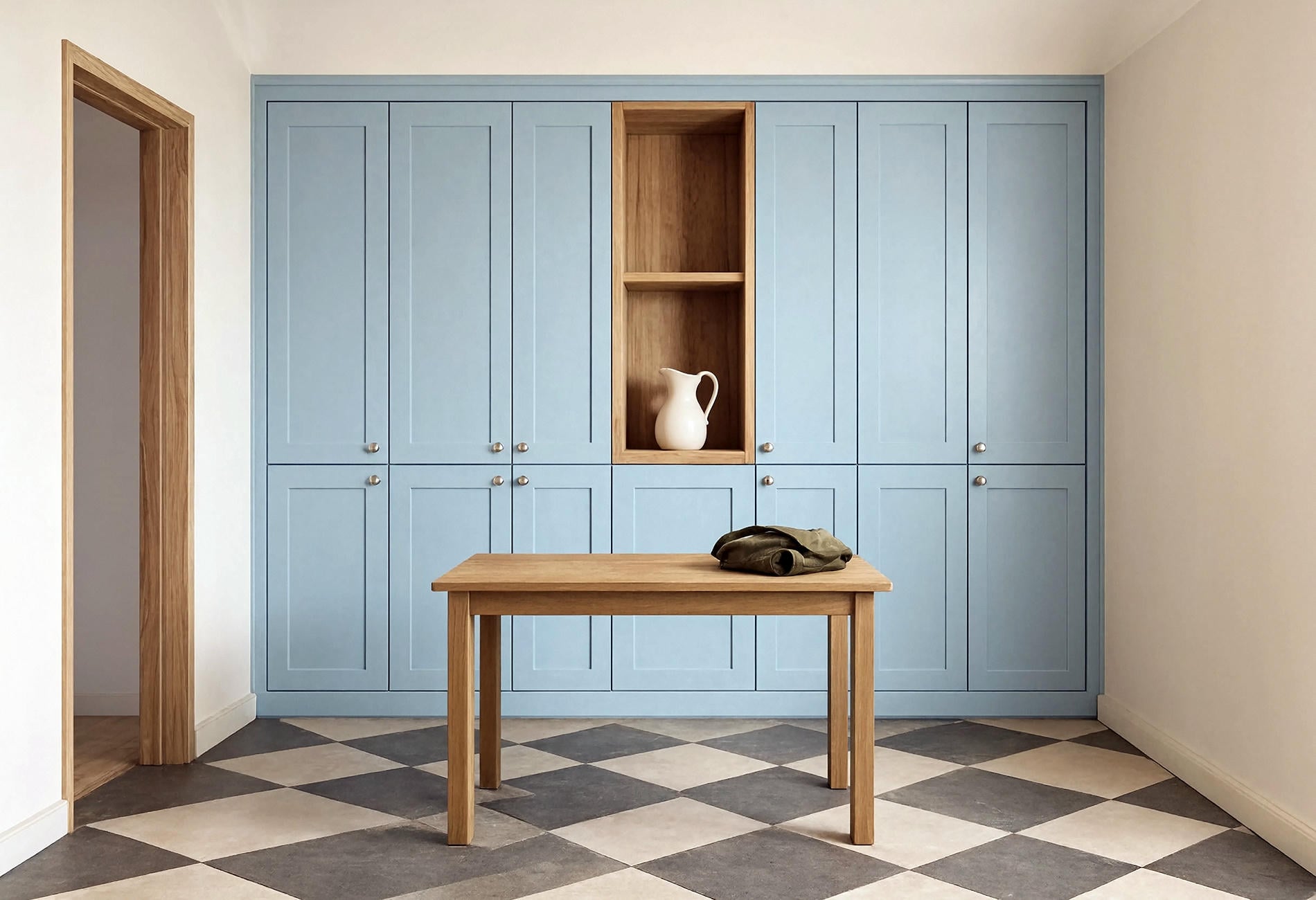 sky blue pantry