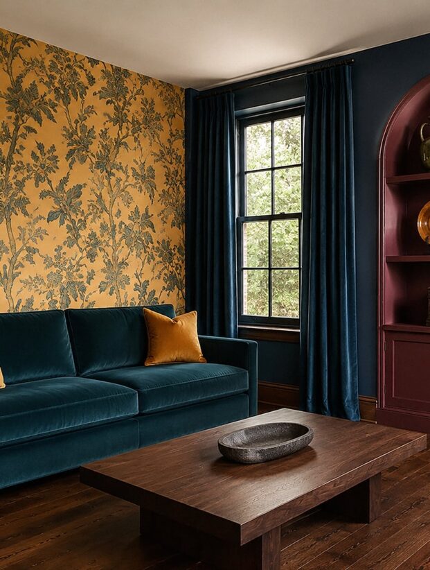 teal collector room